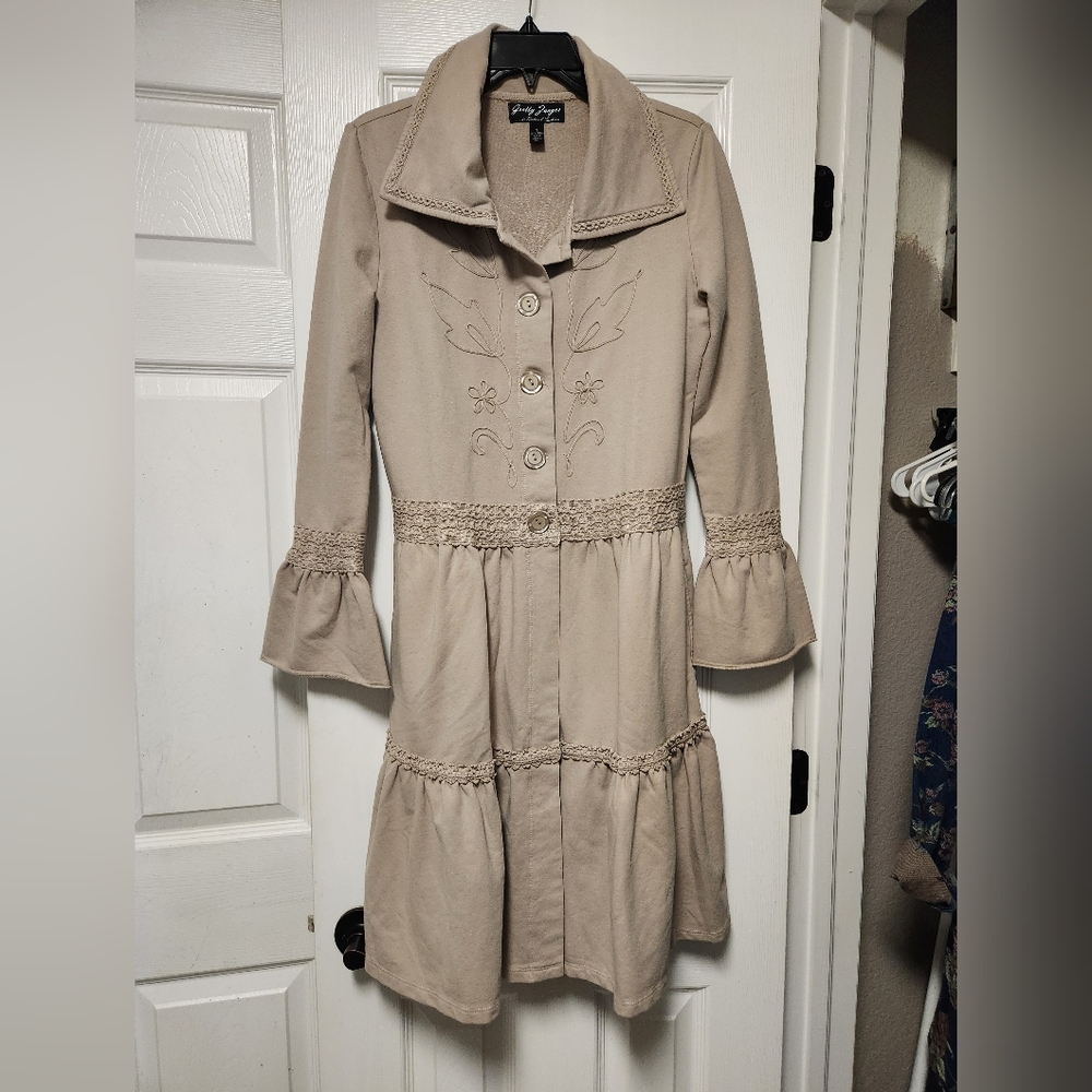 Gretty Zueger Cotton Jacket Embroidered